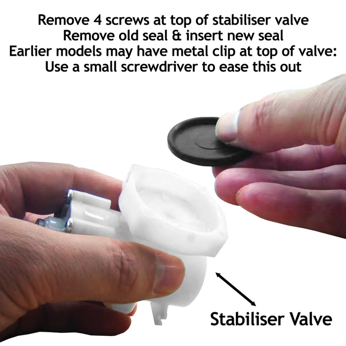 Stabiliser Valve Rubber Seal for Triton Aspirante Biscay Ivory Jade Shower 40mm