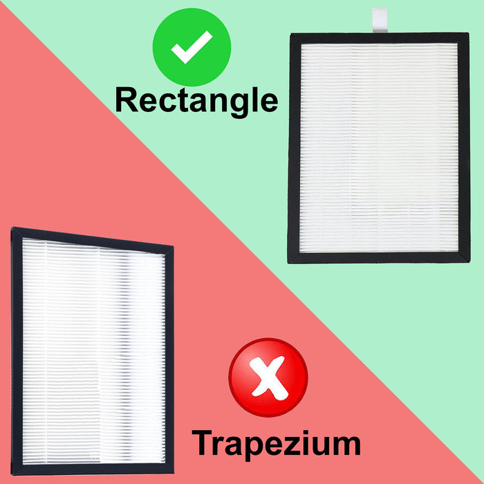 Hepa Filter for Meaco Dehumidifier 12L 12LE Low Energy Platinum 3 x Filters