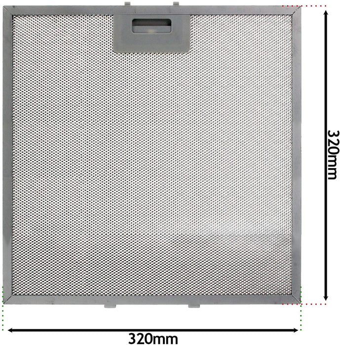 Cooker Hood Grease Filter for AEG Electrolux Zanussi Extractor 320mm x 32cm