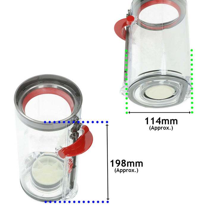 Dyson V15 Vacuum Bin Dust Dirt Container SV22 SV28 Cordless Cleaner 970050-01 965443-01