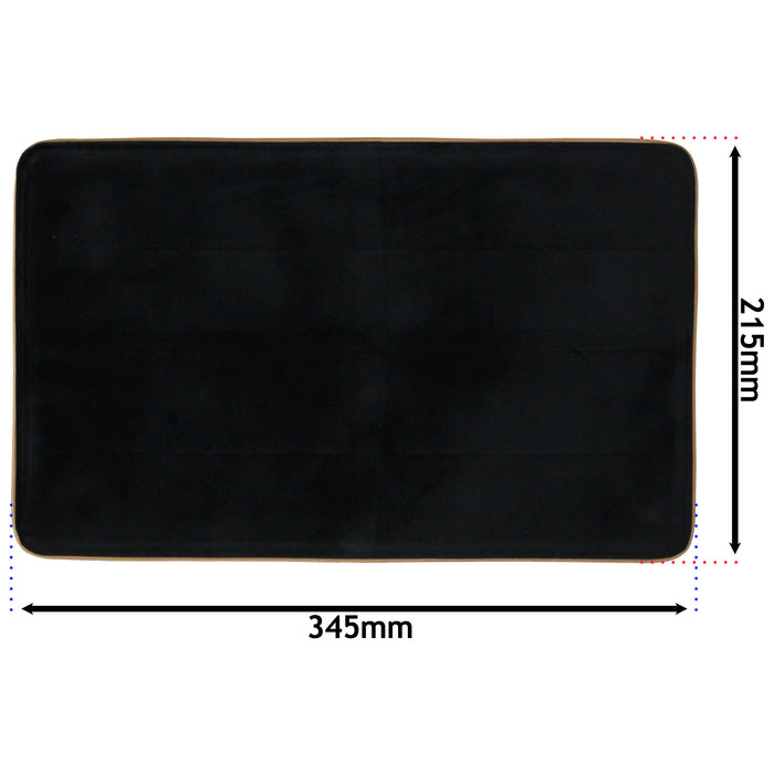 Travel Pouch Bag for Hair Straightener Universal Heat Resistant Black Bronze