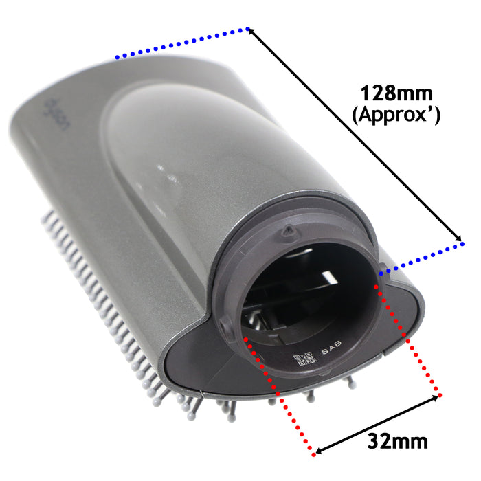 Dyson Airwrap Smoothing Brush Soft Hair Styler Attachment Nickel / Iron (971891-08)