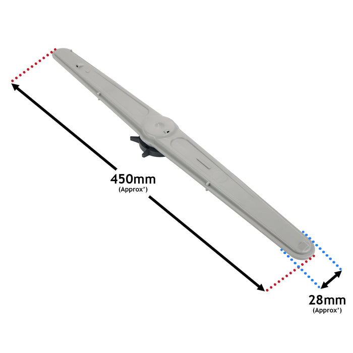 Upper Spray Arm Rotor Jet Sprayer For Beko DIN26410 Dishwashers