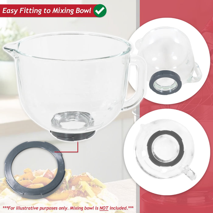 Kenwood KMIX Bowl Ring Nut KMX75 KMX750 KMX754 KMX760 KMX761 KMX770 4 Lug (AS00002704)