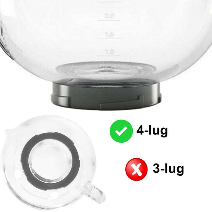 Kenwood Mixing Bowl KMix KMX75A KMX750 KMX752 KMX754 KMX754A KMX760 KMX761 Food Processor (5L, 4-Lug)
