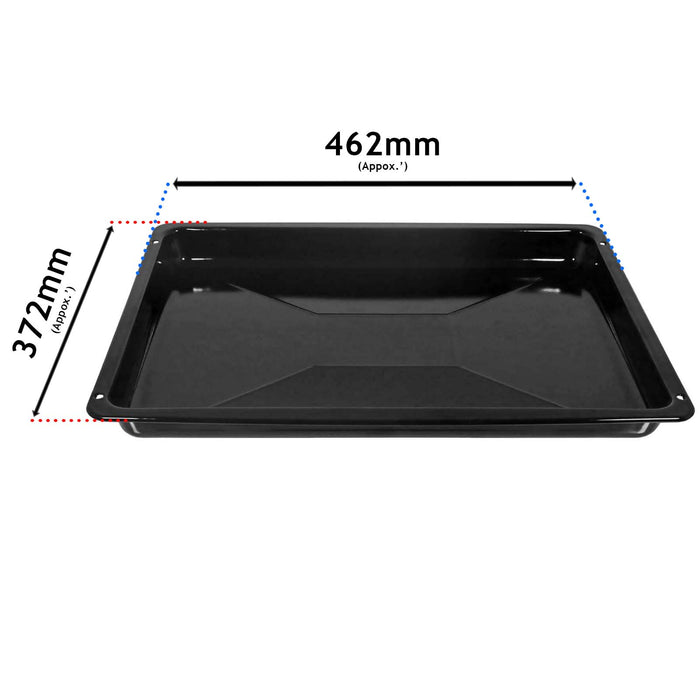 Beko Oven Drip Pan Baking Tray Roasting Dish 462 x 372 mm Enamelled 219440101
