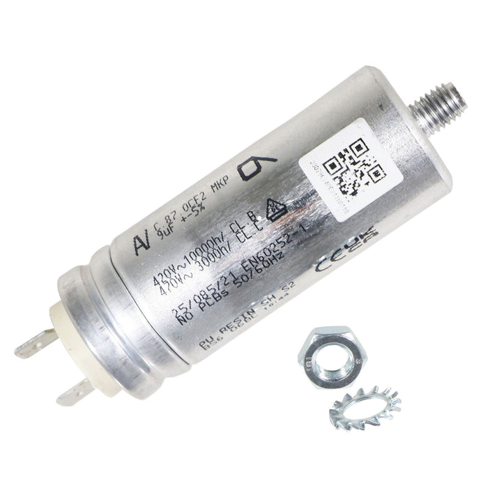 Capacitor 9uF Silver