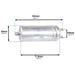 9uF Capacitor Silver