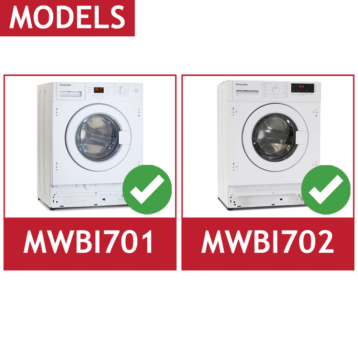 Montpellier Door Seal Gasket Washing Machine Boot MWBI7012 MWBI7021 2904523600