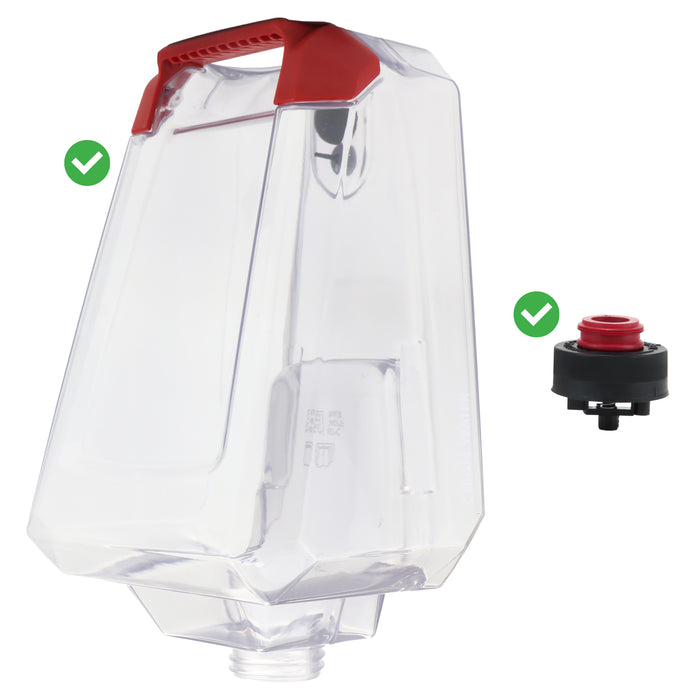 Clean Water Tank & Red Cap for Bissell TurboClean Powerbrush 2889E Carpet Cleaners