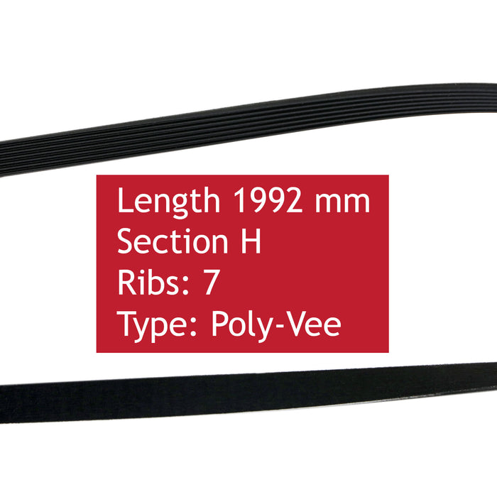 Drive Belt for Siemens Tumble Dryer Poly-Vee 1992 H7