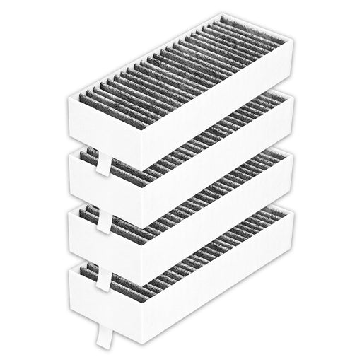 Activated Carbon Filter for Bosch HEZ PIE PVQ PXX Cooker Hood (Pack of 4, Equivalent to 17004805, 17004811, HEZ9VRUD0)