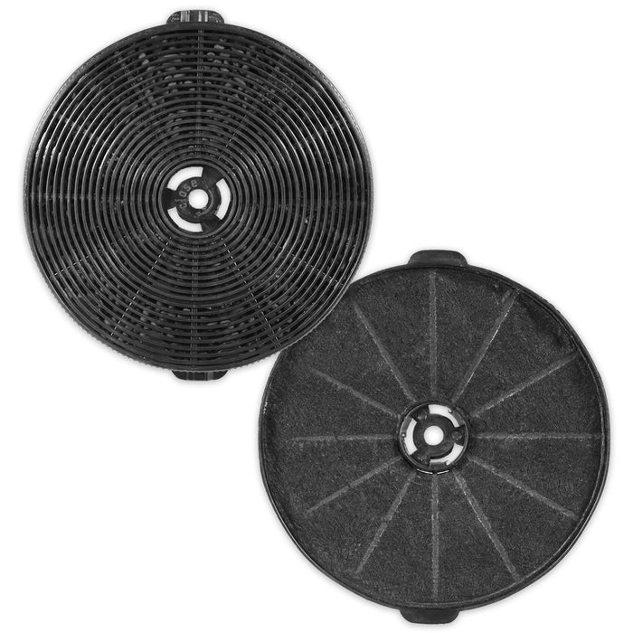 Charcoal Filter for Econolux Cooker Hood Extractor Vent TMFILT4 (170mm x 25mm, Pack of 2)