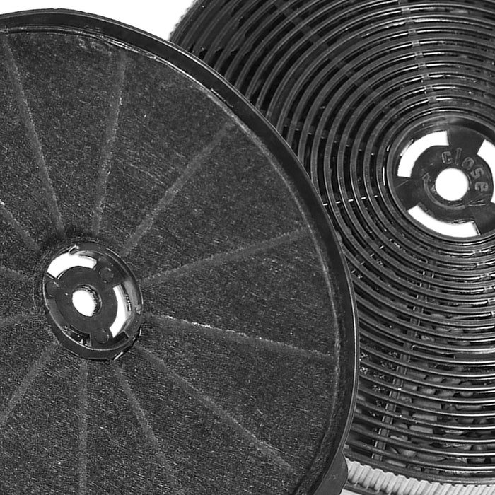 Charcoal Filter for Econolux Cooker Hood Extractor Vent TMFILT4 (170mm x 25mm, Pack of 2)