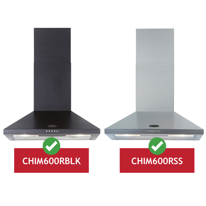 Carbon Filters for Belling Cooker Hood CHIM600RBLK CHIM600RSS x 2 Filter