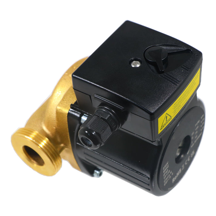 Hot Water Circulator Pump Universal Bronze Circulation System (45W, 230V, 50Hz, 130mm)
