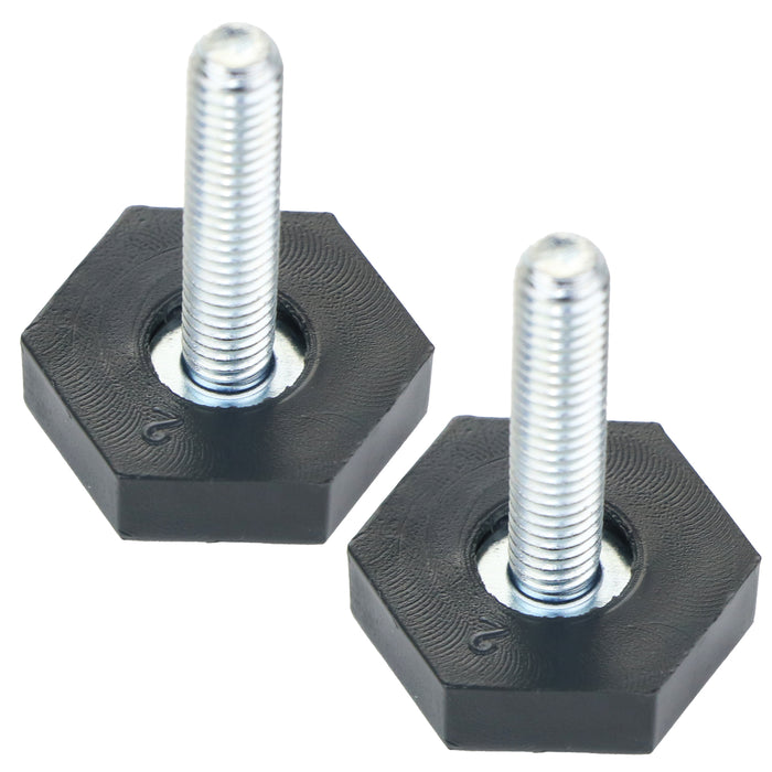Adjustable Screw in Foot Leg For Bosch Fits Neff Fits Siemens Fridge Freezer M6 6mm (Pack of 2)