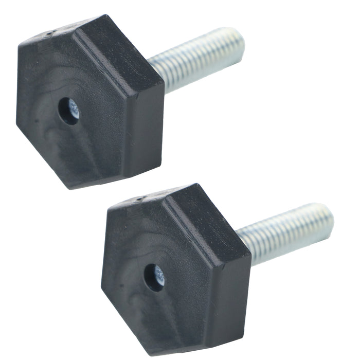 Adjustable Screw in Foot Leg For Bosch Fits Neff Fits Siemens Fridge Freezer M6 6mm (Pack of 2)