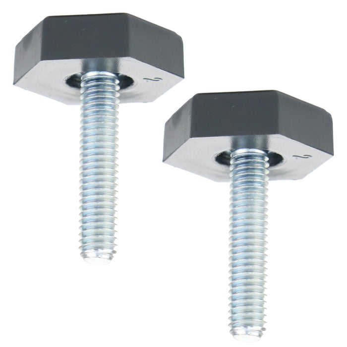 Adjustable Screw in Foot Leg For Bosch Fits Neff Fits Siemens Fridge Freezer M6 6mm (Pack of 2)