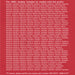 List of model numbers on a red background
