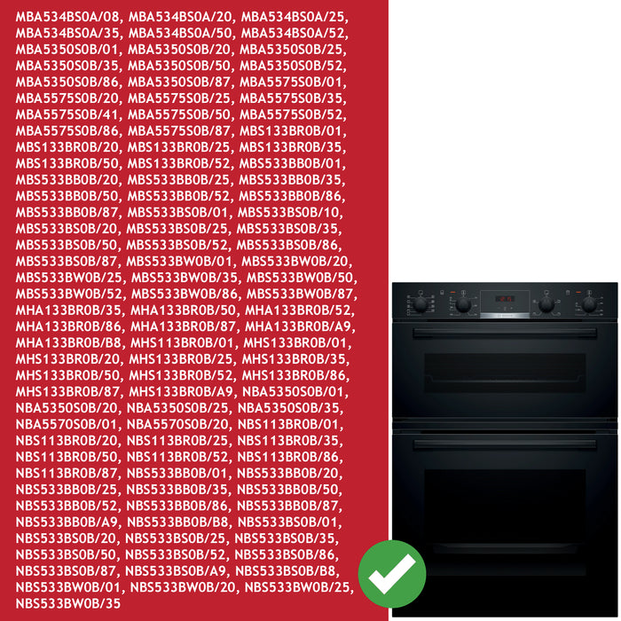 Bosch Oven Grill Element Top Upper 2500w Dual Heating 00777226 MBA MBS MHS NBS