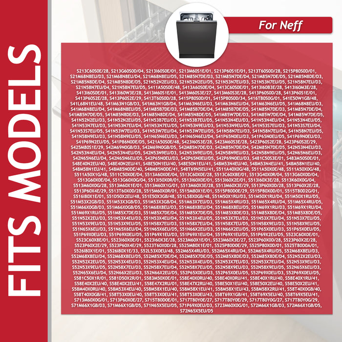 Bosch Neff Siemens Dishwasher Heat Pump Motor Flow Main Circulation Assembly Kit (12014980)