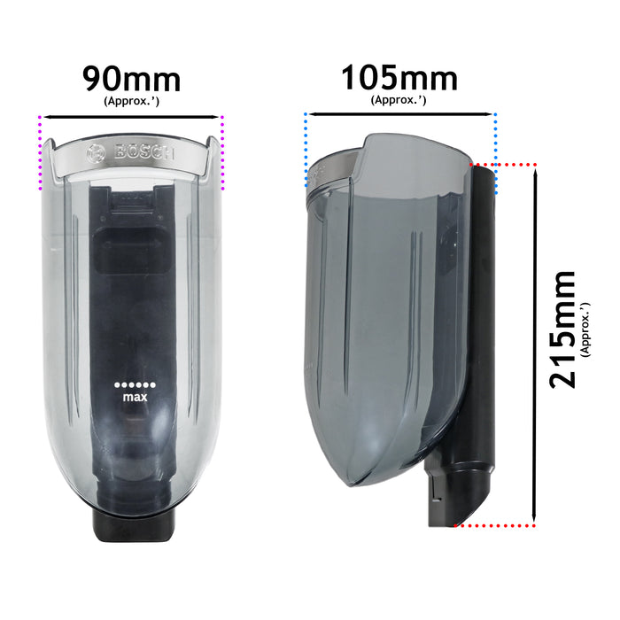 Bosch Dust Container Dirt Bin Flexxo Readyy'y Vacuum Electric Broom 12026534