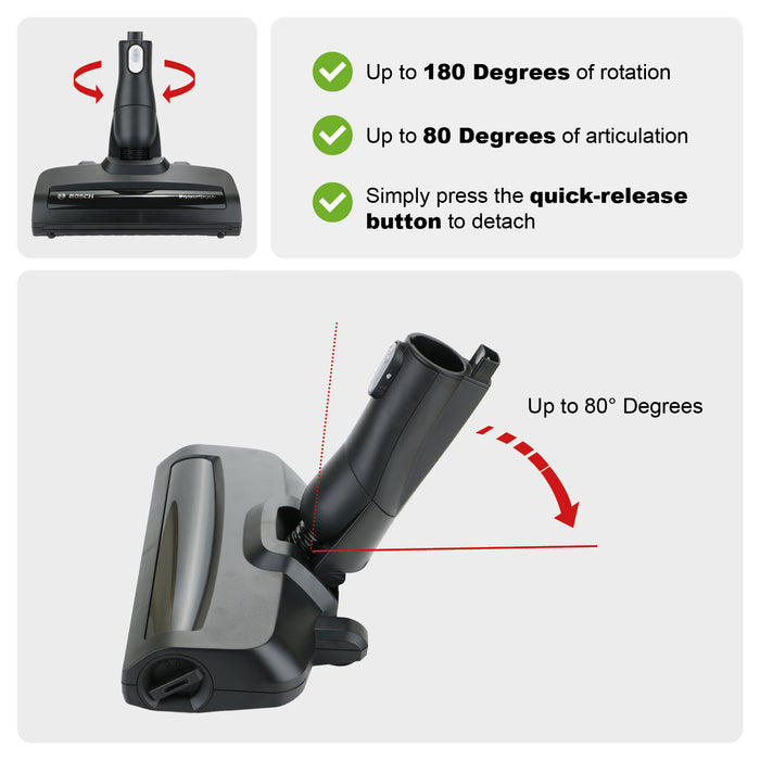 Floor Brush Head fits BOSCH unlimited 6 Series Powerbrush BCS612GB BCS611 BBS612