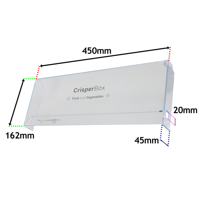Bosch Crisper Box Panel Front Cover for HBA KDV KGV KGW Series Fridge Freezer (00706618)