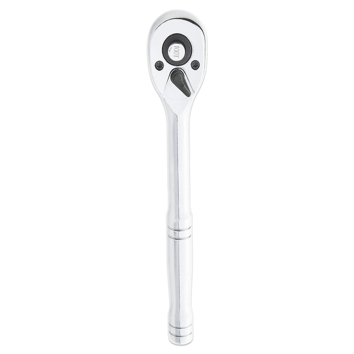 1/4" Socket Ratchet Square Drive 100 Teeth Quick Release Reversible Chrome Vanadium Steel Tool