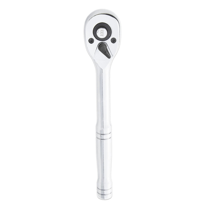 3/8" Socket Ratchet Square Drive 100 Teeth Quick Release Reversible Chrome Vanadium Steel Tool