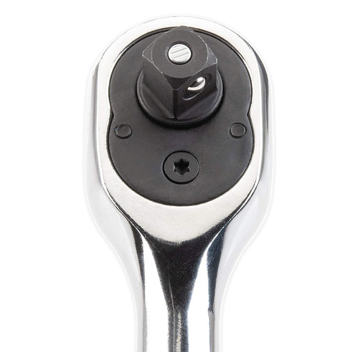 3/8" Socket Ratchet Square Drive 100 Teeth Quick Release Reversible Chrome Vanadium Steel Tool
