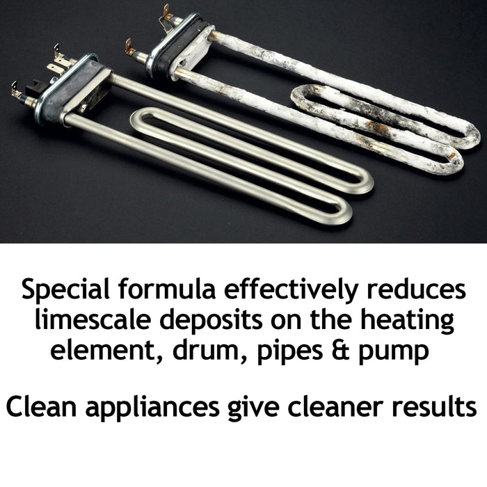 WPRO Universal Limescale & Detergent Remover For Dishwasher - 4 Packs of 12 - C00090908