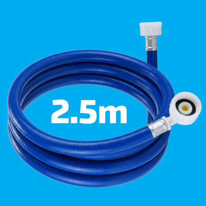 Cold Water Fill Inlet Pipe Hose compatible with Haier Washing Machine (Long 2.5m)