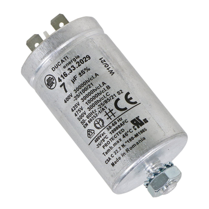 Indesit Genuine 7uF Tumble Dryer Capacitor G75C G84V IDV65 IS70C ISL70C ISL60V
