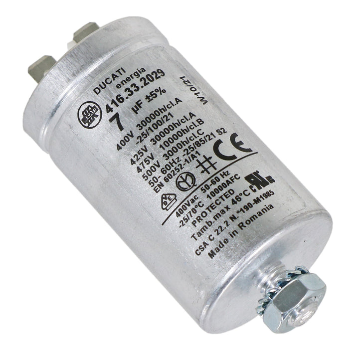 Indesit Genuine 7uF Tumble Dryer Capacitor G75C G84V IDV65 IS70C ISL70C ISL60V