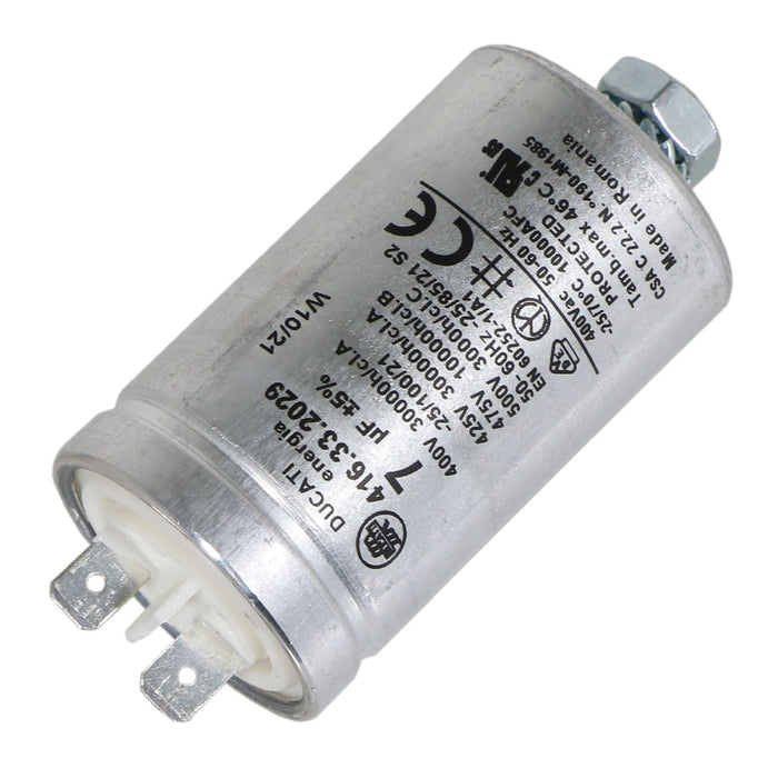Indesit Genuine 7uF Tumble Dryer Capacitor G75C G84V IDV65 IS70C ISL70C ISL60V