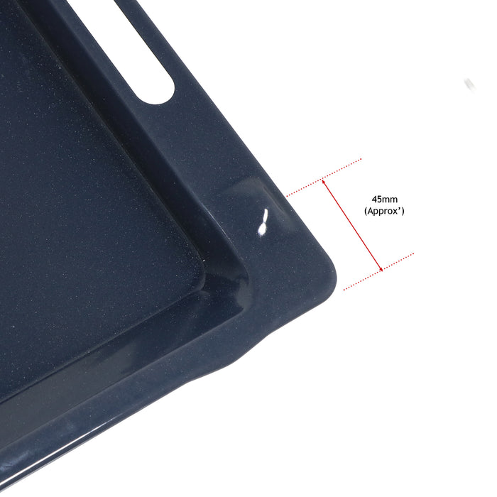 Oven Grill Tray fits Ariston fits Ignis fits Bauknecht Shelf Pan Base Deep 477mm x 365mm x 20mm