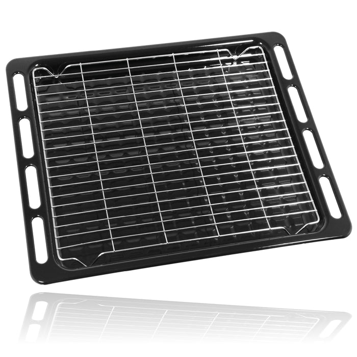 Oven Grill Tray Crisper Shelf For Indesit Full Width Bottom Drip Base Pan Rack 476mm x 374mm