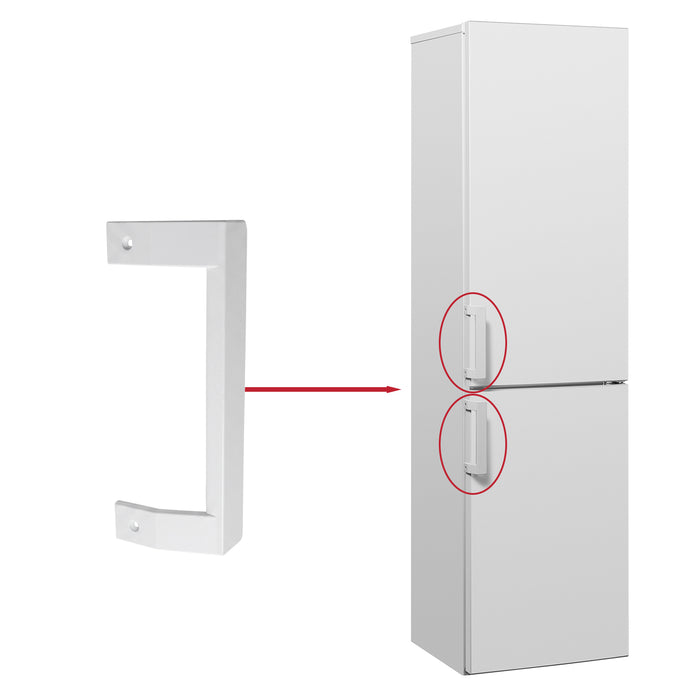 Beko Door Handle Fridge Freezer White CSA CNKR CSKR CXFP DSK RCSA 5753580100 x 2 Handle