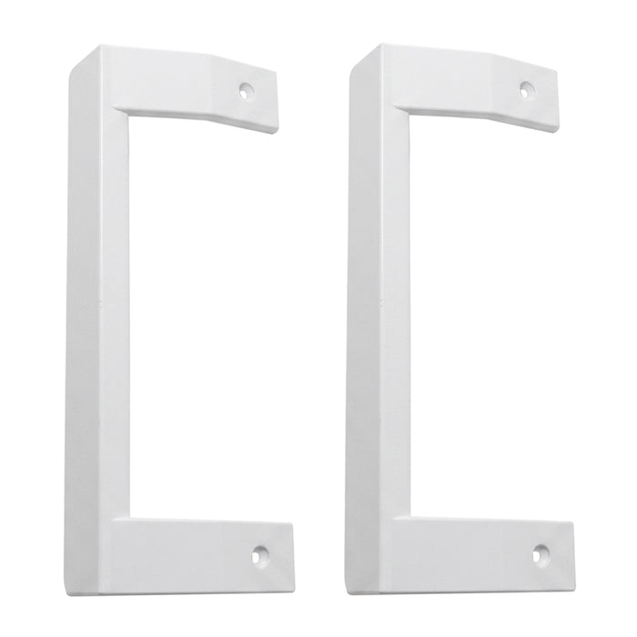 Door Handle for Fridge Freezer White Grab Bar Refrigerator Replacement 220mm x 2 Handles
