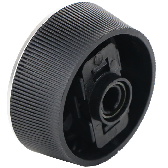 Control Knob For Lamona Gas Burner Hob LAM1006 7754786357 TA10801 7754786324 (Silver/Black)