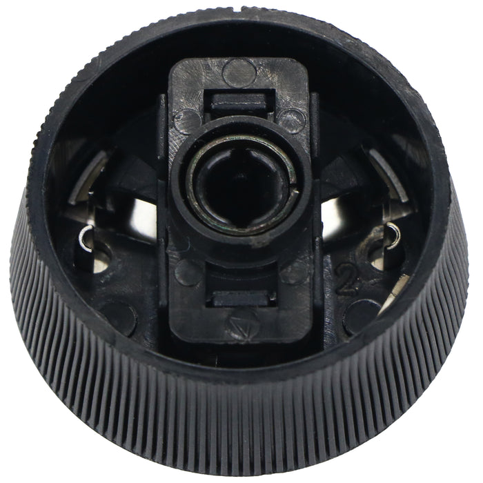Control Knob For Lamona Gas Burner Hob LAM1006 7754786357 TA10801 7754786324 (Silver/Black)