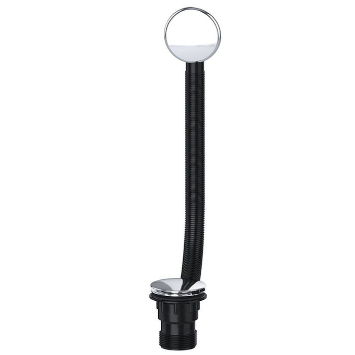 Clicker Bath Waste Plug 40mm 1.5" Combination Click Clack Overflow (Silver)