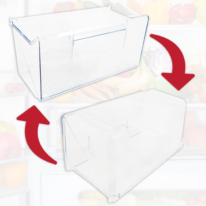 Zanussi Fridge Freezer Bottom Drawer ZNFN ZNFR ZNHN ZNHR ZNLK ZNLN ZNLR ZNNN ZUNN Lower Shelf Box (140184296055)