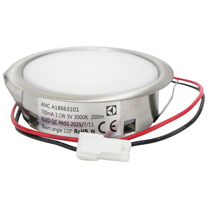 Universal Cooker Hood Light Bulb & Lens Extractor Fan Lamp Diffusor 3.1W 3V LED 67mm