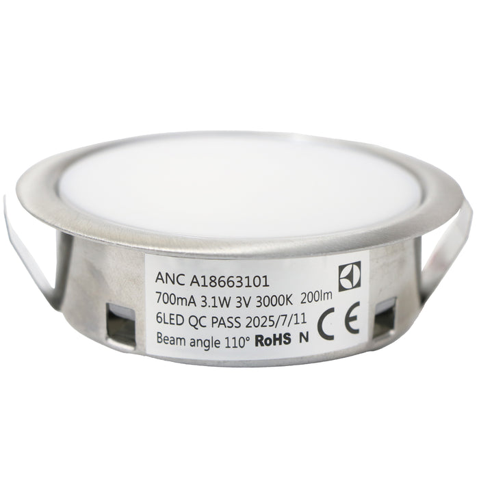 Cooker Hood Light Bulb & Lens For AEG Fits Zanussi Fits Electrolux 99905.38 140186631010 3.1W 3V LED 67mm