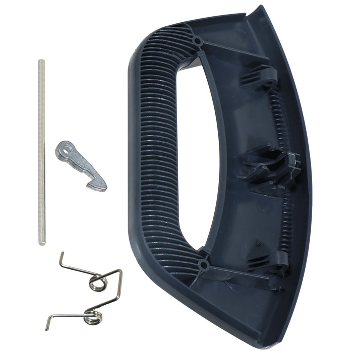 SPARES2GO Graphite Door Handle Kit for Hotpoint Futura Washing Machine