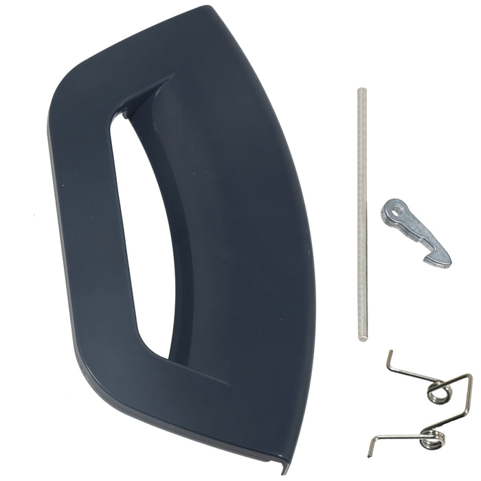 SPARES2GO Graphite Door Handle Kit for Hotpoint Futura Washing Machine