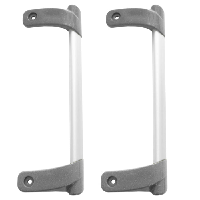 Door Handle for Hotpoint Fridge Freezer Long Bar Grab Graphite Grey C00219322 x 2